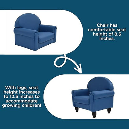 Children's Factory As We Grow Toddler Chair, Deep Water, CF805-195, Flexible Seating for Daycare or Preschool, Kids Reading Chair, Playroom Furniture