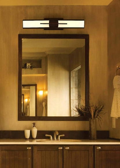 Possini Euro Design Midtown Modern Wall Light Bronze Metal Hardwired 23 1/2" 2-Light Fixture White Glass Shade for Bedroom Bedside Bathroom Vanity Living Room Hallway Dining House Home Kitchen