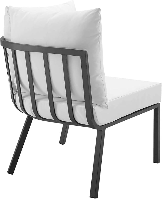 Modway Riverside Outdoor Furniture, 6-Piece Set, Gray White