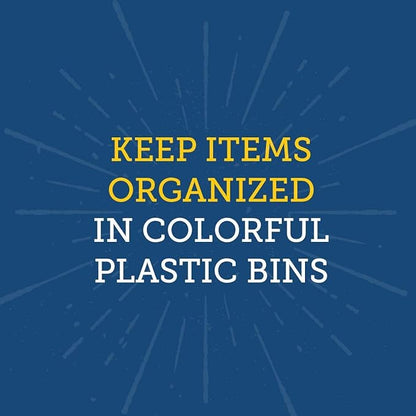 Really Good Stuff Classroom Stacking Bins - Neon - Set of 4