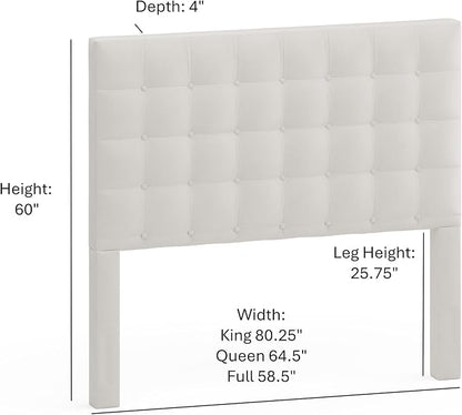 White Sutton Queen Headboard