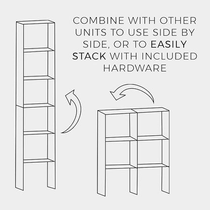 ClosetMaid 8953 Stackable 31-inch Vertical Organizer, White