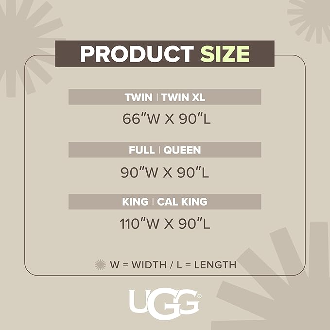 UGG Faux Fur Twin Blanket, Double-Sided Fluffy Blanket, Cozy Oversized Throw for Couch, Washable Bedding for Twin XL Bed, Luxury Home Decor, 66" x 90", Seal Grey (Adalee)