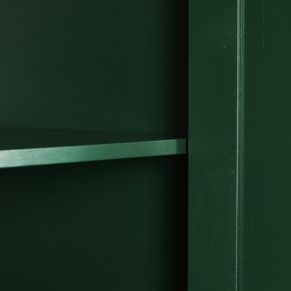 Crosley Furniture Savannah Tall Pantry Storage Cabinet with Shelves, Kitchen, Dining, or Laundry Room, Hunter Green