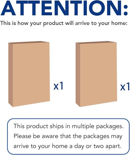 FLEXIMOUNTS 2 Pack 3x6 Overhead Garage Storage Adjustable Ceiling Rack 72" Length x 36" Width x 40" Height, 900lbs Total Weight Capacity, Black, Classic Series