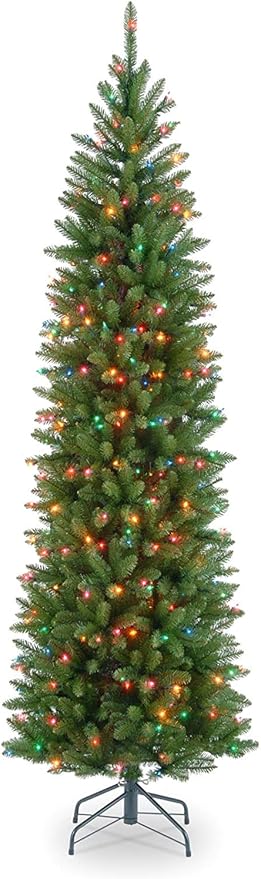 National Tree Company Artificial Christmas Tree and Garland Bundle with Lights (6.5 Feet)
