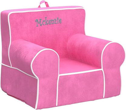 DIBSIES Personalized Creative Wonders Toddler Chair - Ages 1.5 to 4 Years Old (Princess Pink)
