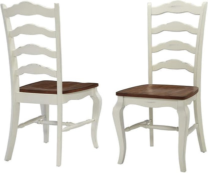 Homestyles French Countryside Off-White Dining Chairs, Set of 2