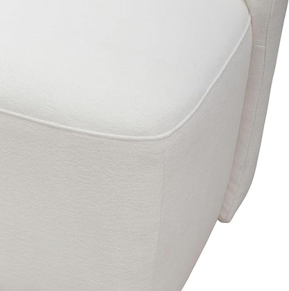 Liberty Furniture Accent Dining Chairs with Castors - Rounded Back - Ivory Upholstry - Set of Four