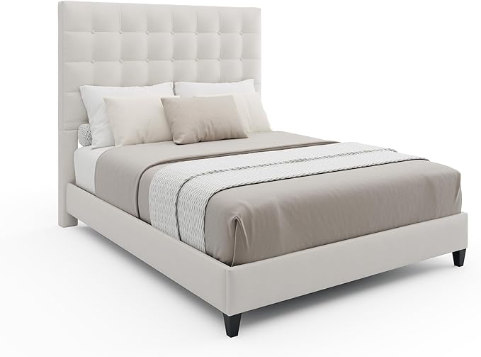 White Sutton King Headboard
