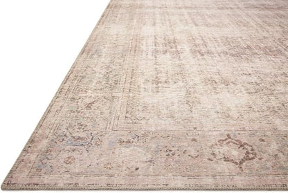 Loloi Amber Lewis Georgie Collection GER-02 Ocean/Sand 2'-3" x 3'-9", .19" Pile Height, Accent Rug