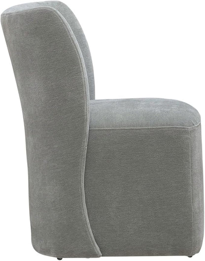Liberty Furniture Accent Dining Chair with Castors - Rounded Back - Sapphire Upholstry