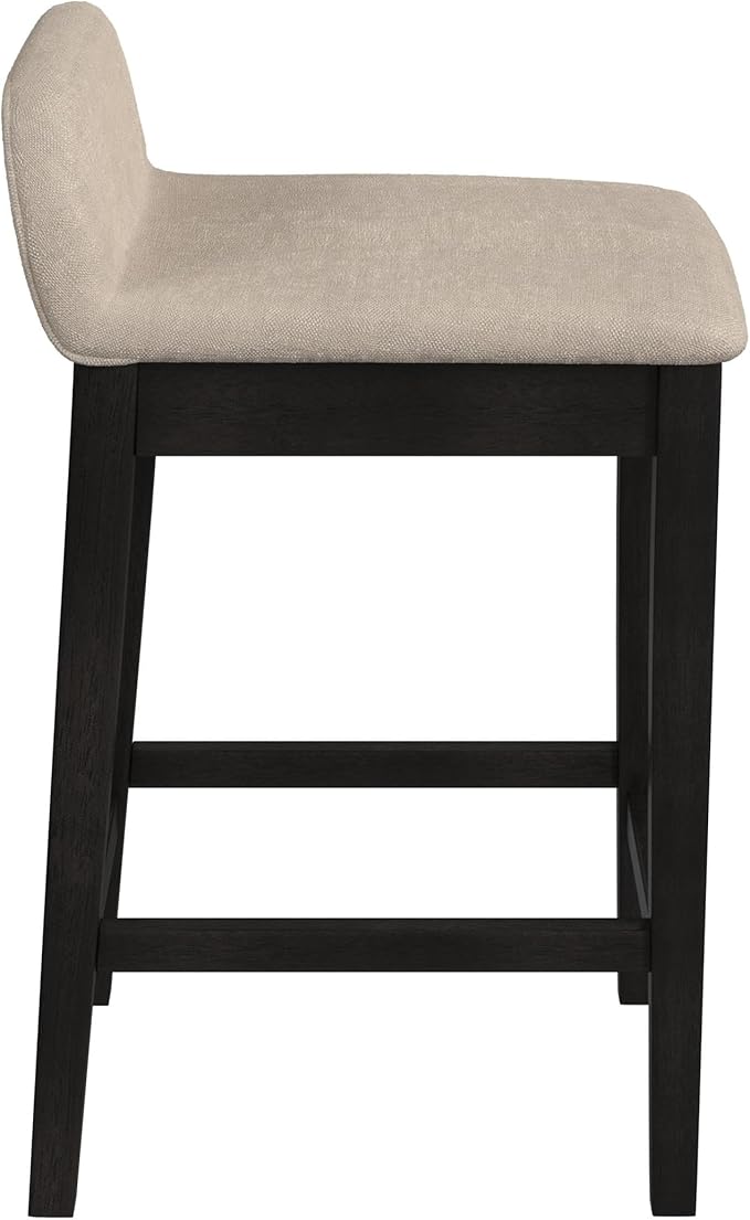 Hillsdale Furniture Maydena Wood Counter Height Stool, Black