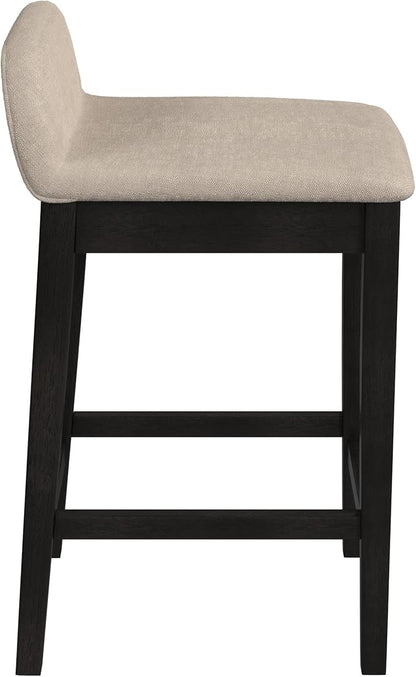 Hillsdale Furniture Maydena Wood Counter Height Stool, Black