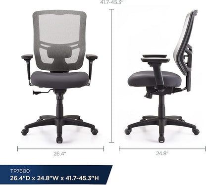 Tempur-Pedic Synchro-Tilt Task Chair, Black
