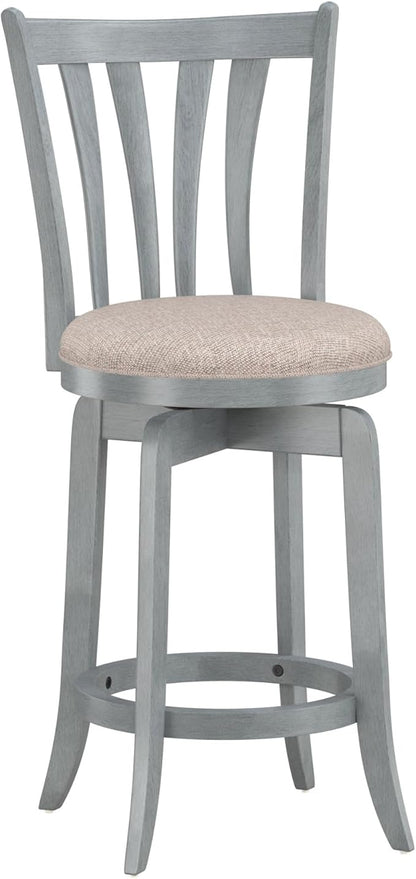 Hillsdale Furniture Hillsdale Savana Swivel Counter Stool, Blue