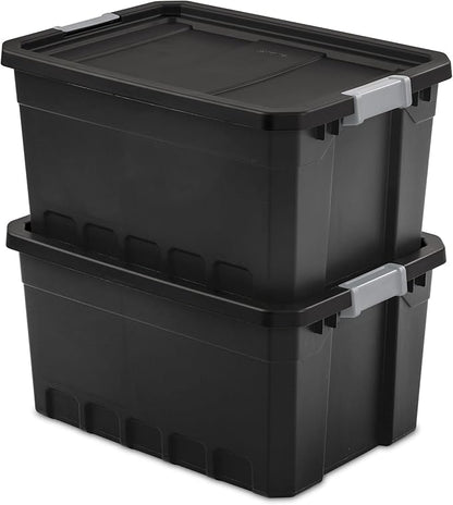Sterilite Tote Stacker Black 19GA 14869006