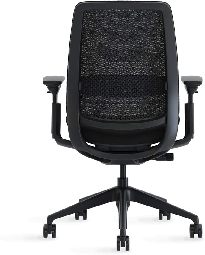 Steelcase Series 2 Office Chair, Graphite Frame, Cogent Connect Jungle, Hard Floor Casters