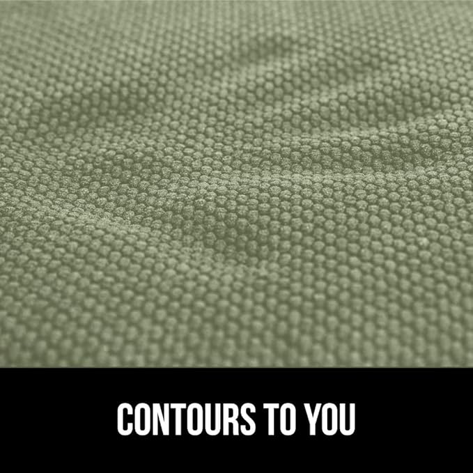 GORILLA GRIP Slip Resistant Chair Cushions, No Ties Required, Set of 8 Memory Foam Pads for Dining Room, Kitchen Table, Office, Rocking Chairs, Plush Seat Cover Cushion Pad, Home Decor, 16x16, Sage