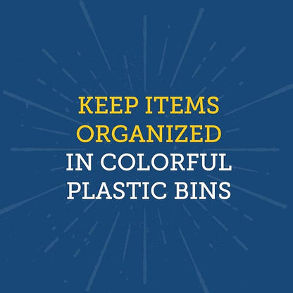 Really Good Stuff Large Plastic Book Baskets, 13.25" by 10" by 5.5" - 12 Pack, Red, Classroom Library Organizer, Toy Storage, Multi-Purpose Organizer Basket