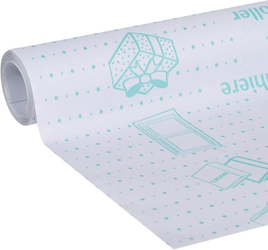 EasyLiner Clear Adhesive Shelf Liner for Cabinets, Cupboards & Protective Covering - Peel and Stick Shelf Liner Easy to Cut & Fit - Self- Adhesive & Removable - 20" x 30 Feet - 1 Roll