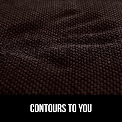 GORILLA GRIP Slip Resistant Chair Cushions, No Ties Required, Memory Foam Pads for Dining Room, Kitchen Table, Office, Rocking Chairs, Plush Seat Cover Cushion Pad, Home Decor, Set of 4, 16x16, Brown