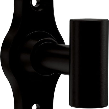 FRANKLIN BRASS Calloway (1-Pack) Towel Hooks Matte Black Single Bathroom Hooks Wall Mounted for Robes & Towels Hand Towel Hook Holder Kitchen, Bathroom Accessories CLWY35-MB