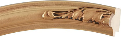 OVALCREST Oval Beveled Wall Mirror for Home Decor - Florence Style - Gold Spray - 24" x 20"