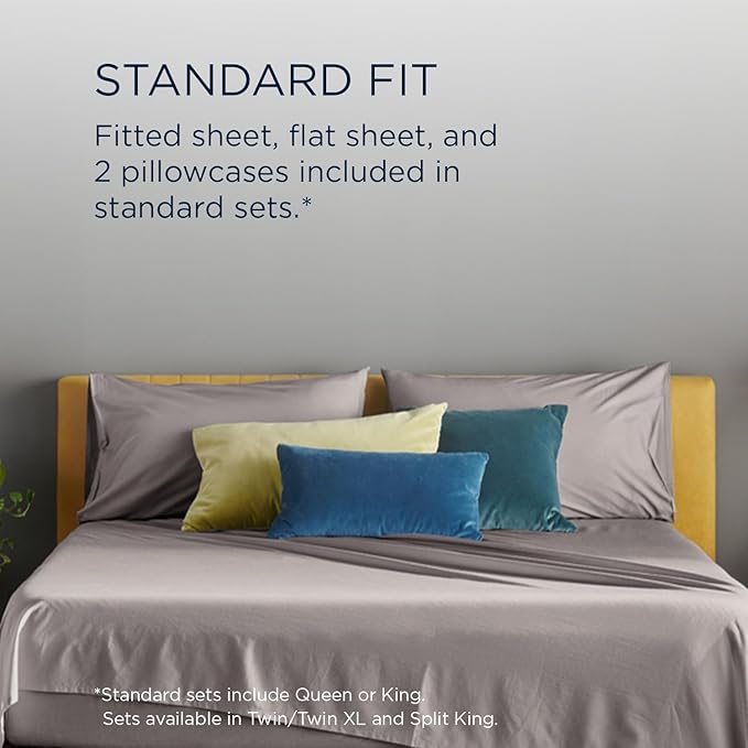TEMPUR ProAir Sheet Set Cool Gray - Cal King
