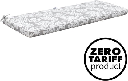 Tommy Bahama Bench Cushion, 48" X 19" X 2.5", Tropical Chrome
