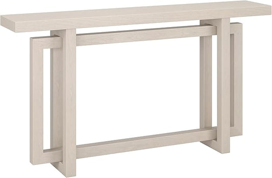 Henn&Hart Breslow Console Table, 55" Wide, White