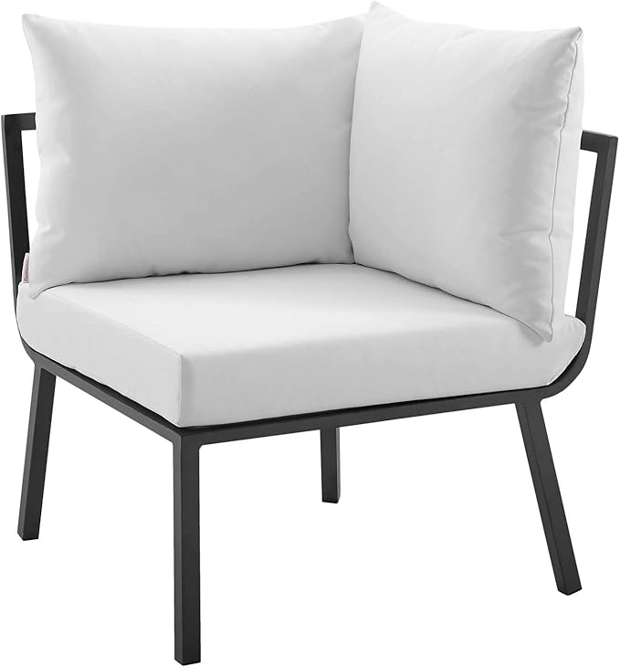 Modway Riverside Outdoor Furniture, 6-Piece Set, Gray White