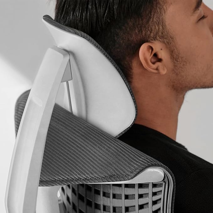 Autonomous ErgoChair Ultra 2 Ergonomic Office Chair Mesh Grey Adjustable Lumbar Support, Rolling Swivel - Home Office Desk Chairs with Headrest & Arms - Ergonomic Desk Chair Comfy for Gaming & Office