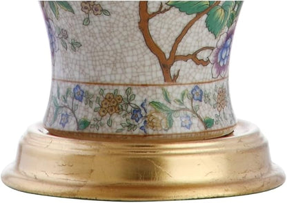 JONATHAN Y JYL3009A Grace 24" Floral LED Table Lamp Classic Cottage Bedside Desk Nightstand Lamp for Bedroom Living Room Office College Bookcase LED Bulb Included, Multicolor