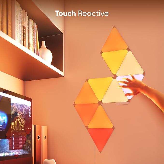 nanoleaf NL477003TW7P Triangles Smarter Kit (7 Panels) - Multicolor