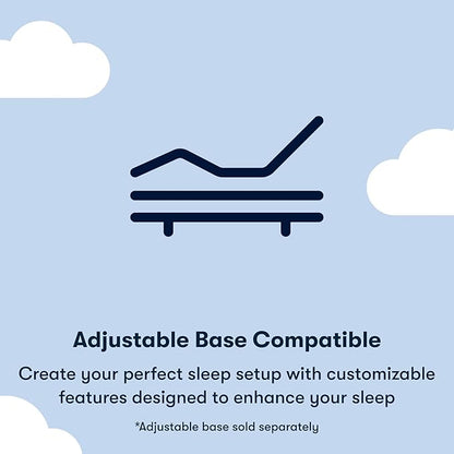 Serta Sleeptrue Medium 12" Full Hybrid Mattress in a Box, Cooling, Breathable, and Pressure Relieving - 100 Night Trial, CertiPUR-US Certified and 10 Year Limited Warranty