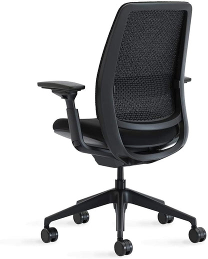Steelcase Series 2 Office Chair, Graphite Frame, Cogent Connect Peacock