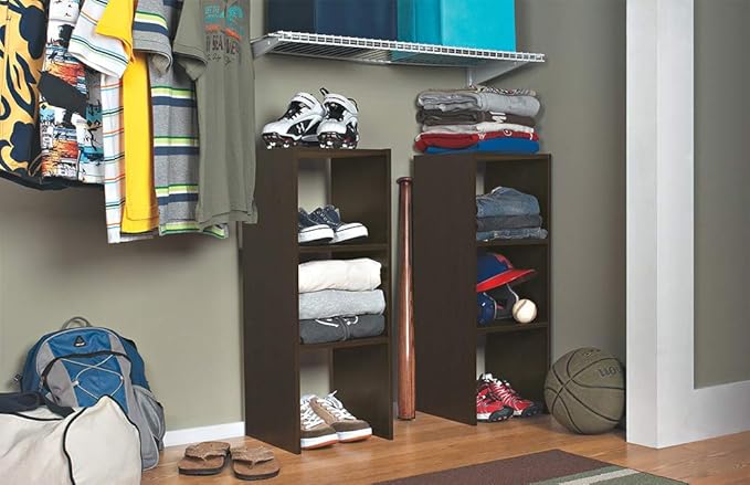 ClosetMaid 8956 Stackable 31-Inch Vertical Organizer, Espresso
