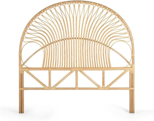 KOUBOO Rattan Loop Headboard, Twin, Natural