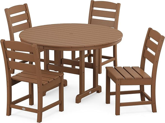 POLYWOOD® Lakeside Dining Set, Teak