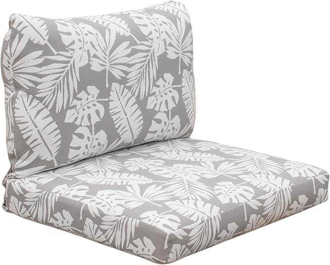 Tommy Bahama Deep Seating Lounge Cushion, 26" X 26" X 4", Tropical Chrome