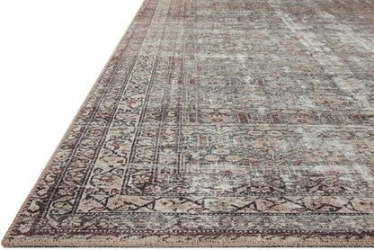 Loloi Amber Lewis Georgie Collection GER-10 Moss/Bark 2'-6" x 7'-6", .19" Pile Height, Runner Rug