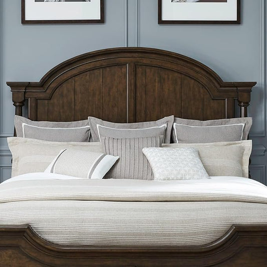 Liberty Furniture Arden Road King Arched Poster Bed Headboard - Satin Cherry