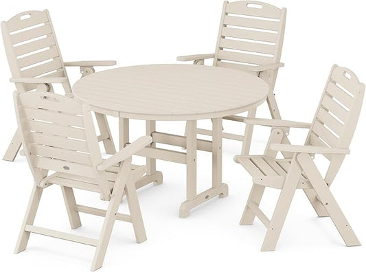 POLYWOOD® Nautical Dining Set, Sand