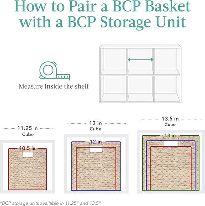 Best Choice Products 9-Cube Storage Organizer, 11in Shelf Opening, Bookcase, Display Shelf, Customizable w/ 3 Removable Back Panels - Whitewash
