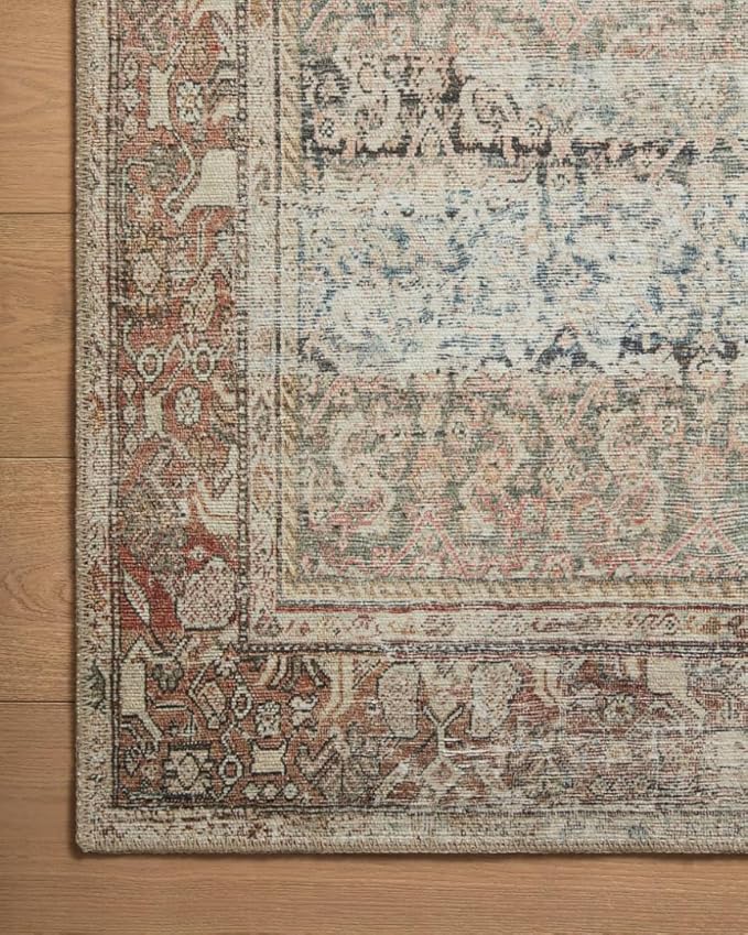 Loloi Amber Lewis Georgie Collection GER-09 Multi/Spice 2'-3" x 3'-9", .19" Pile Height, Accent Rug
