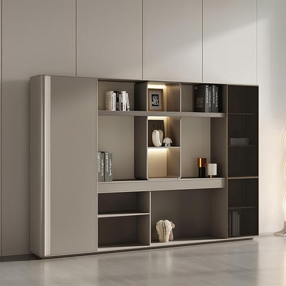 L Shaped Executive Desk, 102.4 inch Large Executive Computer Desk Set Drawers and Lockable, Power Socket and USB Port Storage, Without Desk or Computer Chair (Filing Cabinet)