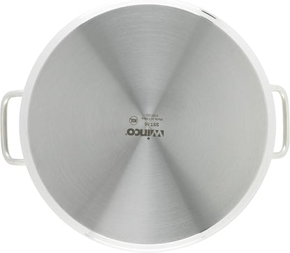 Winware Stainless Steel 16 Quart Stock Pot with Cover, Silver
