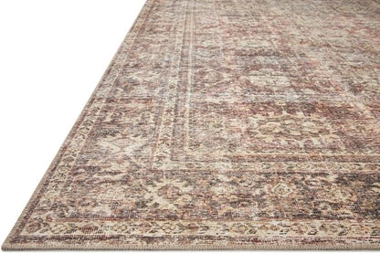 Loloi Amber Lewis Georgie Collection GER-06 Bordeaux/Antique 5'-0" x 7'-6", .19" Pile Height, Area Rug