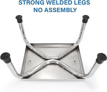 Vaunn Medical Foot Step Stool 350lbs Heavy-Duty Welded Steel Legs, Fully Welded Single Construction Frame, Anti-Skid Rubber Platform